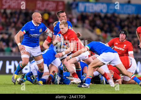 Aled davies während Guinness Rugby Six Nations 2019 - Italien vs Galles, Rom, Italien, 09 Feb 2019, Rugby Italienisch Rugby Nationalmannschaft Stockfoto