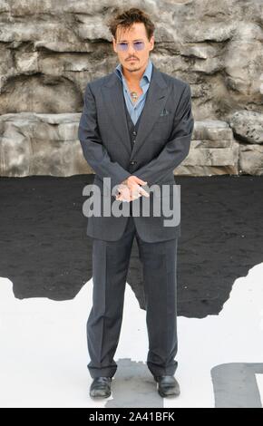 Johnny Depp. 'Lone Ranger', UK Premiere, Odeon Leicester Square, London. Großbritannien Stockfoto