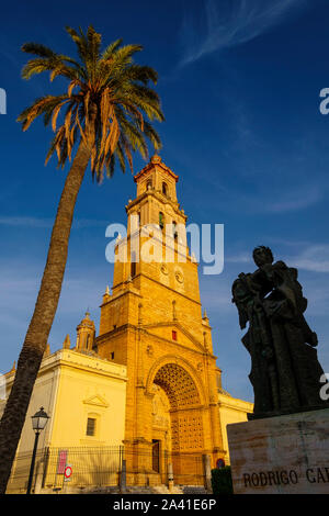 Gotische Kirche Santa María de La Mesa, Utrera. Sevilla Provinz. Südlichen Andalusien, Spanien. Europa Stockfoto
