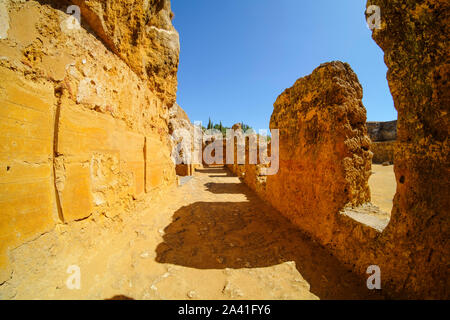 Grab von servilia. Römische Nekropole, archäologische Stätte von Carmona. Sevilla Provinz. Südlichen Andalusien, Spanien. Europa Stockfoto