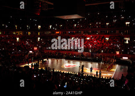 Belgrad, Serbien. 10 Okt, 2019. Die offene Zeremonie vor dem Start des Spiels. Credit: Nikola Krstic/Alamy leben Nachrichten Stockfoto