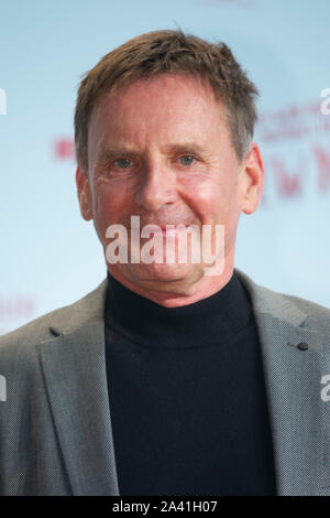 Peter Imhof, Moderator, Roter Teppich, roten Teppich zeigen, Ankunft, Ankunft, Premiere für den Film, den ich WAR NOCH NIE IN NEW YORK, 09.10.2019 in Köln | Verwendung weltweit Stockfoto