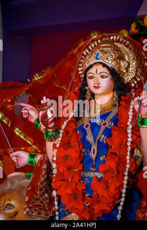 Durga Mata, Idol, Sijhora, Madhya Pradesh, Indien. Stockfoto