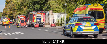 Feuerwehr Operation Rescue Stockfoto