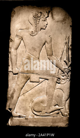 Der junge Gott Ched 'Retter' 1200 - 800 v. Chr., Ägypten, Ägyptische. Stockfoto