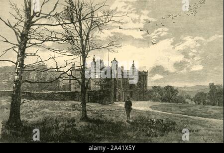 "Beaudesert', 1898. Beaudesert Immobilien und Herrenhaus in der Nähe von Cannock Chase in Staffordshire. Von "unserem eigenen Land, Band VI". [Cassell und Company, Limited, London, Paris & Amp; Melbourne, 1898] Stockfoto