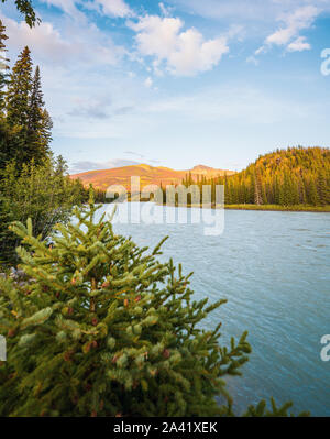 Herbst Landschaft in den kanadischen Rockies Stockfoto