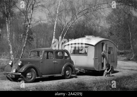 1936 Austin Licht 12-4 Ascot Limousine. Stockfoto