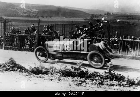 1922 Stimmzettel, Targa Florio angetrieben von Giulio Foresti. Stockfoto