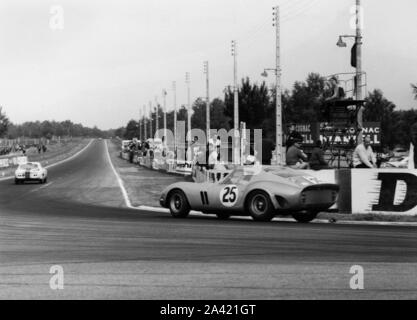 1963 Ferrari 250 GTO, Dumay-Dernier in Le Mans. Stockfoto