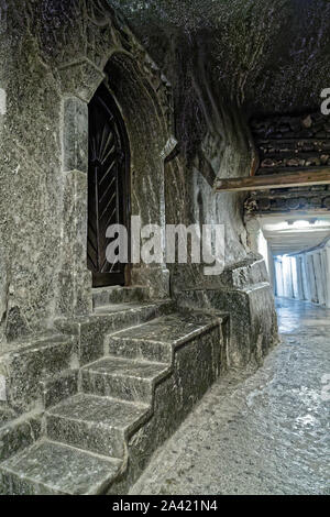 Wieliczka, Polen. 17 August, 2019. UNESCO-Weltkulturerbe Wieliczka Salzbergwerk in Wieliczka, in der Nähe von Krakau, Polen. Stockfoto