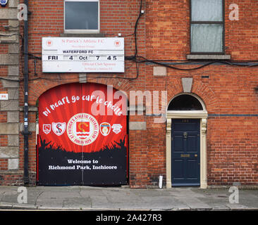 Ein Eingang zum Richmond Park, inchicore Home nach St. Patricks Athletic, eine Liga Irlands Premier Division Fußball C Stockfoto