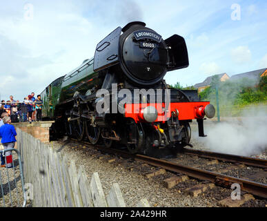 Flying Scotsman Dampflokomotive in Shildon Stockfoto