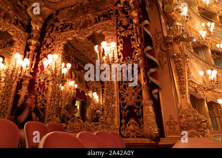 Venedig, Italien, 15. September 2019 - Theater La Fenice war total umgebaut nach dem Brand von 1996 Stockfoto