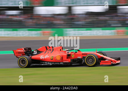 Suzuka Circuit, Suzuka City, Japan. 11 Okt, 2019. Formel 1 Grand Prix, Praxis Tag; Scuderia Ferrari, Sebastian Vettel - Redaktionelle Verwendung Credit: Aktion plus Sport/Alamy leben Nachrichten Stockfoto