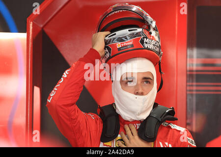Suzuka Circuit, Suzuka City, Japan. 11 Okt, 2019. Formel 1 Grand Prix, Praxis Tag; Scuderia Ferrari, Charles Leclerc - Redaktionelle Verwendung Credit: Aktion plus Sport/Alamy leben Nachrichten Stockfoto