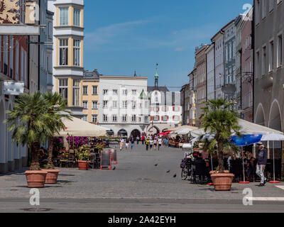 Max-Josefs-Platz in Rosenheim Bayern Deutschland Stockfoto