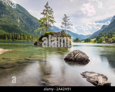 Hintersee Ramsau in Bayern Deutschland Stockfoto