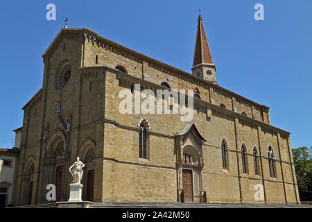 Kathedrale dei Santi Pietro e Donato in Arezzo, Italien Stockfoto