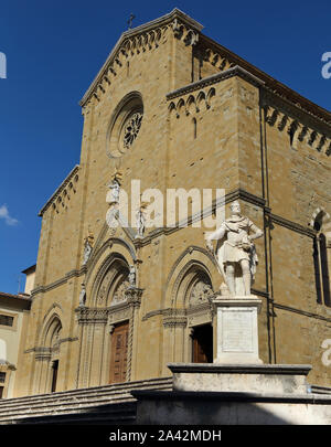 Kathedrale dei Santi Pietro e Donato in Arezzo, Italien Stockfoto