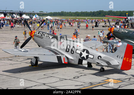 North American p-51 Mustang Stockfoto