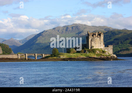 Eilean Donan Castle am meisten fotografierten Schloss in Schottland Stockfoto