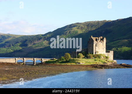 Eilean Donan Castle am meisten fotografierten Schloss in Schottland Stockfoto