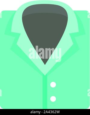 Forensische Labor shirt Symbol. Flache Darstellung der forensischen Labor shirt Vektor Symbol für Web Design Stock Vektor