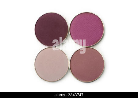 Auge Schatten auf weißem Hintergrund Stockfoto