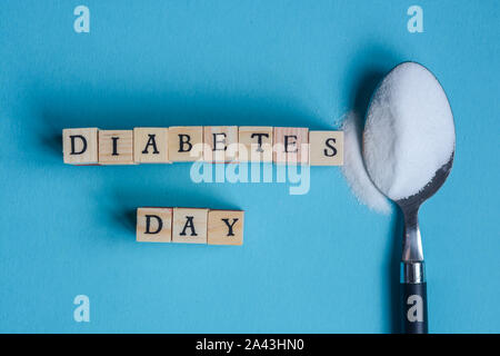 Kreative Darstellung von Diabetes Konzept Stockfoto