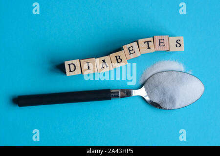 Kreative Darstellung von Diabetes Konzept Stockfoto