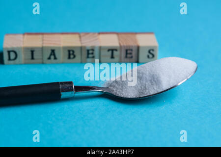 Kreative Darstellung von Diabetes Konzept Stockfoto