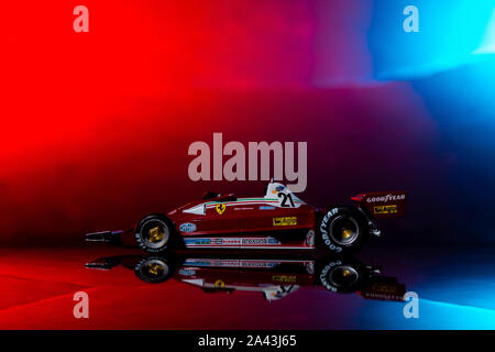 Ferrari Formel 1 Formel 1 f1 Spielzeug Autos Stockfoto