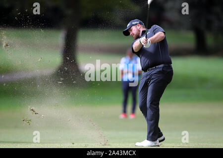 Rom, Italien. 11 Okt, 2019. Rom, Italien, 11. Oktober 2019: Shane Lowry (Irland) in Aktion während der Tag zwei der 76 Golf Italian Open im Golfclub Olgiata am 11. Oktober 2019 in Rom, Italien Quelle: Unabhängige Fotoagentur/Alamy leben Nachrichten Stockfoto