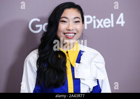 Beverly Hills, Vereinigte Staaten. 11 Okt, 2019. BEVERLY HILLS, LOS ANGELES, Kalifornien, USA - 11. Oktober: Schauspielerin Awkwafina kommt an Vielfalt Macht von Frauen Los Angeles 2019 im Beverly Wilshire Hotel (A Four Seasons Hotel) am 11. Oktober 2019 in Beverly Hills, Los Angeles, Kalifornien, USA. (Foto von Xavier Collin/Image Press Agency) Quelle: Bild Presse Agentur/Alamy leben Nachrichten Stockfoto