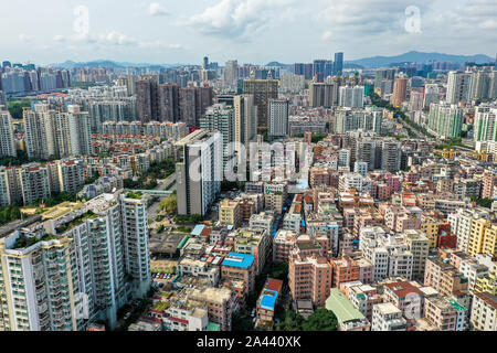 ---- Stadtbild der Hochhäuser in Shenzhen, der südchinesischen Provinz Guangdong, 22. April 2019. China wird in der südlichen Stadt bauen Stockfoto