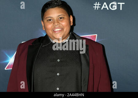 "America's Got Talent" Saison 14 Live Show Roter Teppich am Dolby Theatre am 10. September 2019 in Los Angeles, CA Mit: Lukas Islam Wo: Los Angeles, Kalifornien, Vereinigte Staaten, wenn: 11 Sep 2019 Credit: Nicky Nelson/WENN.com Stockfoto