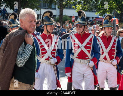 Bürgermeister von München Dieter Reiter im traditionellen Eröffnungs-Parade, Oktoberfest, Oktoberfest, Bayern, Deutschland, Europa Stockfoto