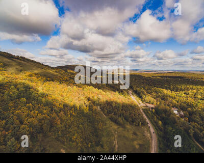 Mount Shihan Toratau in der Nähe der Stadt Ishimbai. Symbol der Stadt Ishimbai. Baschkortostan. Russland Stockfoto