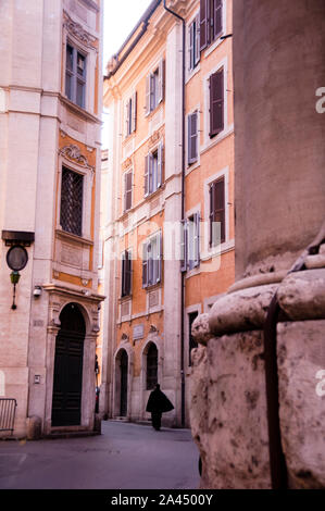 Jesuitenpriester aus dem heiligen Ignazio in Rom, Italien. Stockfoto