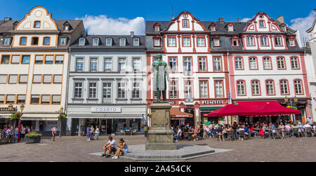 Panorama der historischen Jesuiten Marktplatz in Koblenz, Deutschland Stockfoto