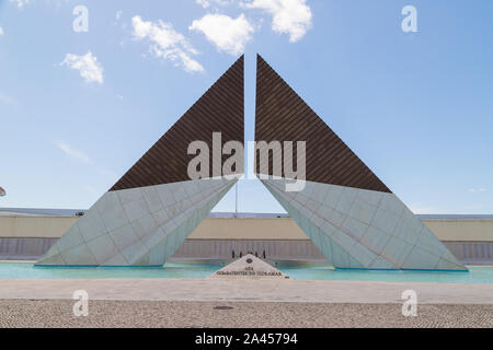 Lissabon, Portugal - 11. AUGUST 2019: Das Denkmal für die überseeischen Kombattanten in Lissabon. Stockfoto