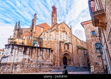 Catedral Vieja de Plasencia. Cáceres. Der Extremadura. España. Stockfoto