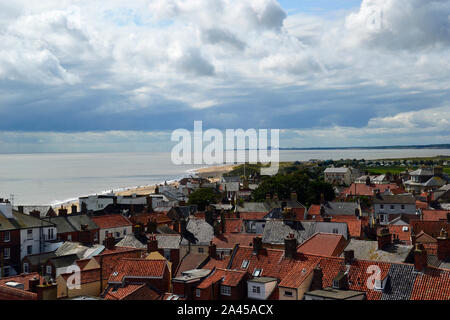 Blick von Southwold Leuchtturm, Southwold, Suffolk, Großbritannien Stockfoto