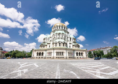Sofia, Bulgarien - 25. Juni 2019: Saint Alexander Orthodoxe Kathedrale in Sofia (Bulgarien) Stockfoto