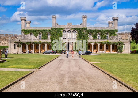 Vom 2. Juli 2019: Lincoln, Lincolnshire, Großbritannien - The Crown Court auf dem Gelände des Lincoln Castle. Stockfoto