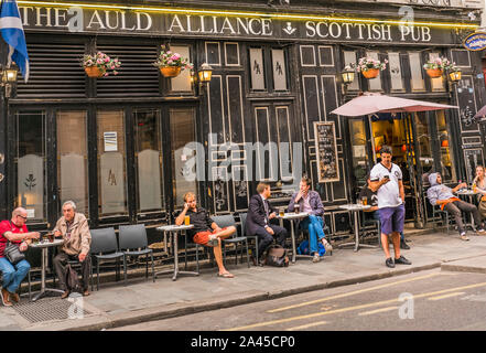 Die Auld Alliance, schottischer Pub Stockfoto