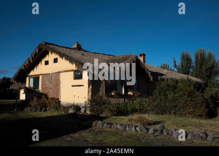 Chilcabamba Lodge in den Cotopaxi National Park auf 3500 Meter in den Anden von Ecuador. Stockfoto