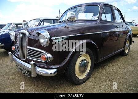 1960 Rover P4 bis geparkt auf Anzeige an der Englischen Riviera Classic Car Show, Torquay, Devon, England, UK. Stockfoto