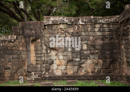 Zerstörten Tempel in Angkor, Kambodscha Stockfoto